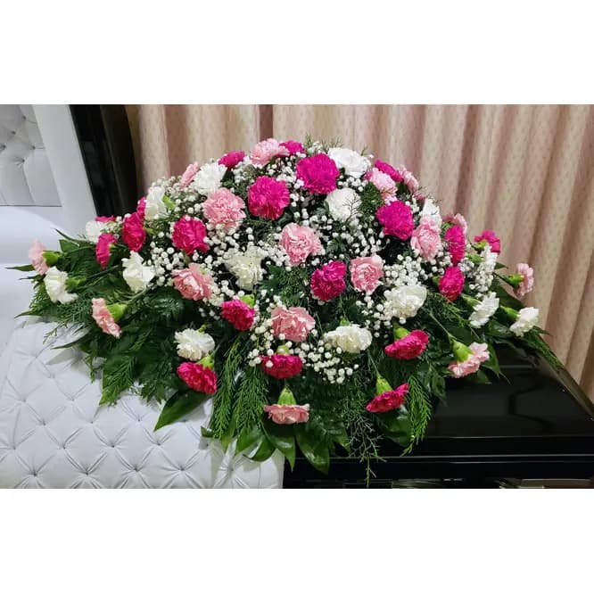 Carnation Casket Spray