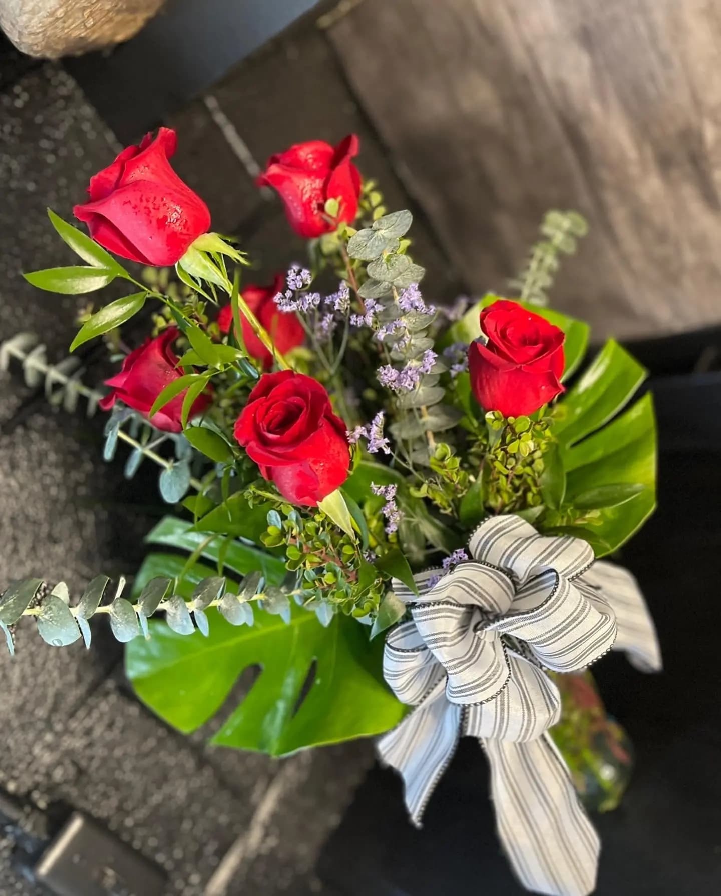 Half Dozen Rose Arrangement