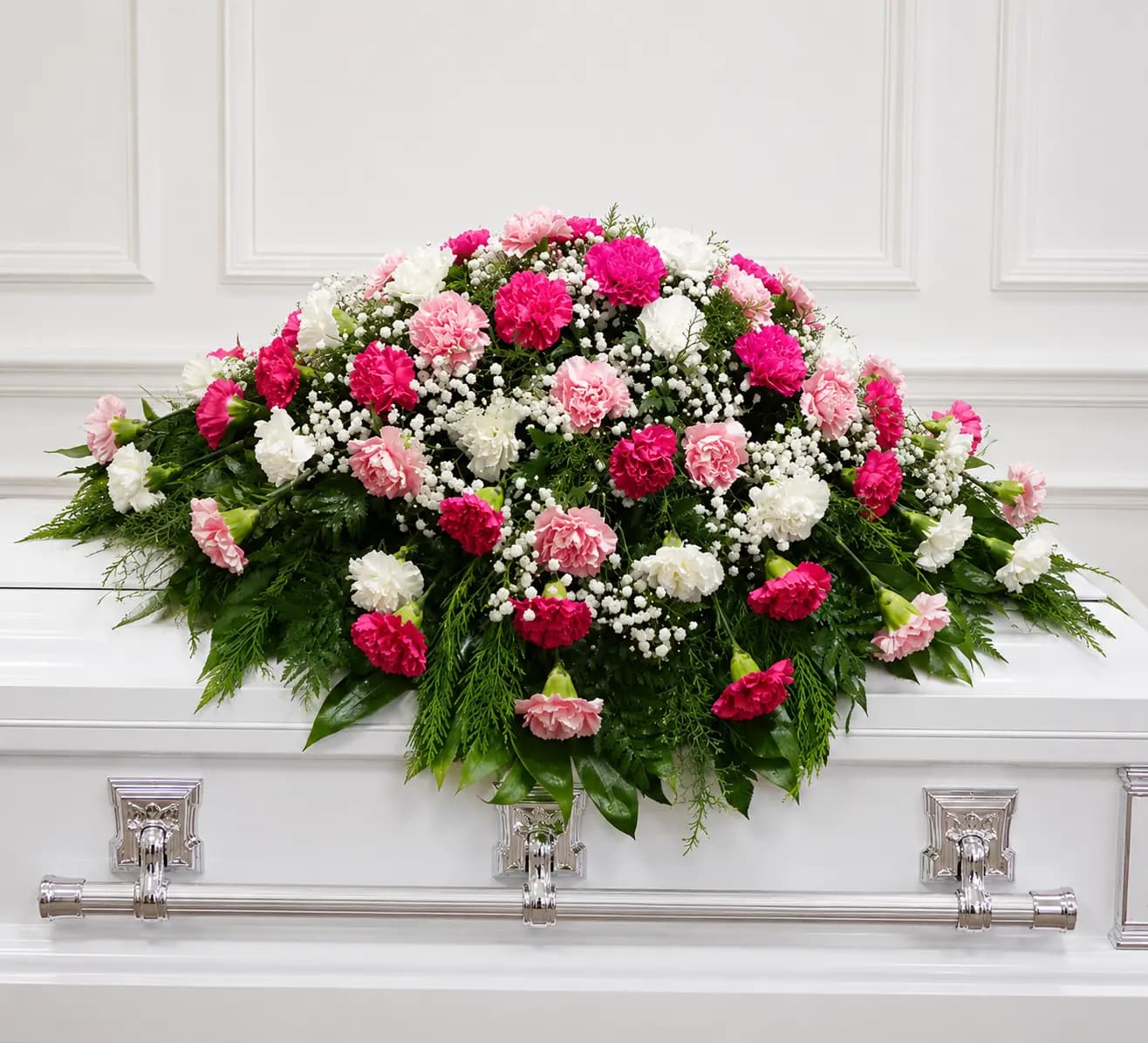 Carnation Casket Spray