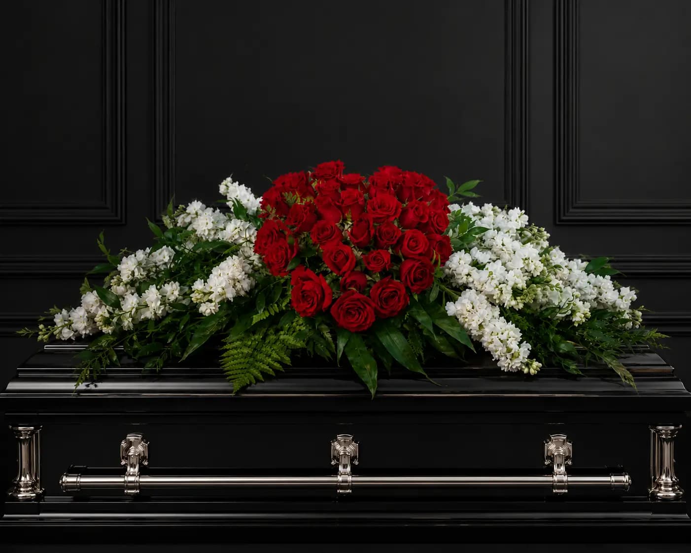 'My Heart Mourns' Casket Spray