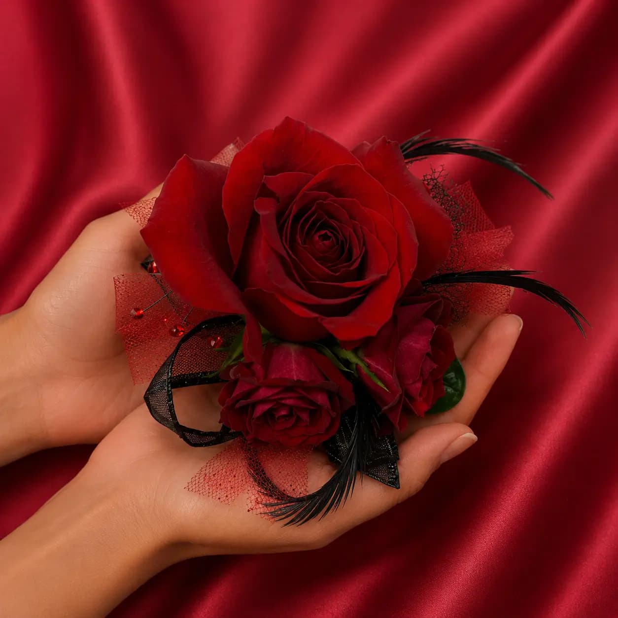 The Ruby Corsage