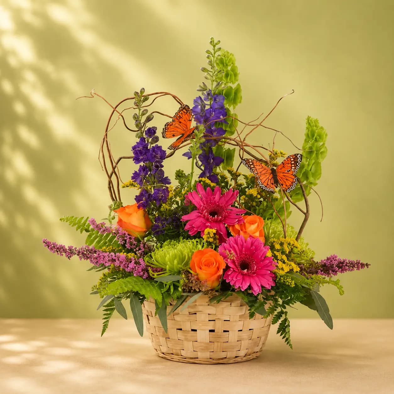 Garden Butterfly Basket