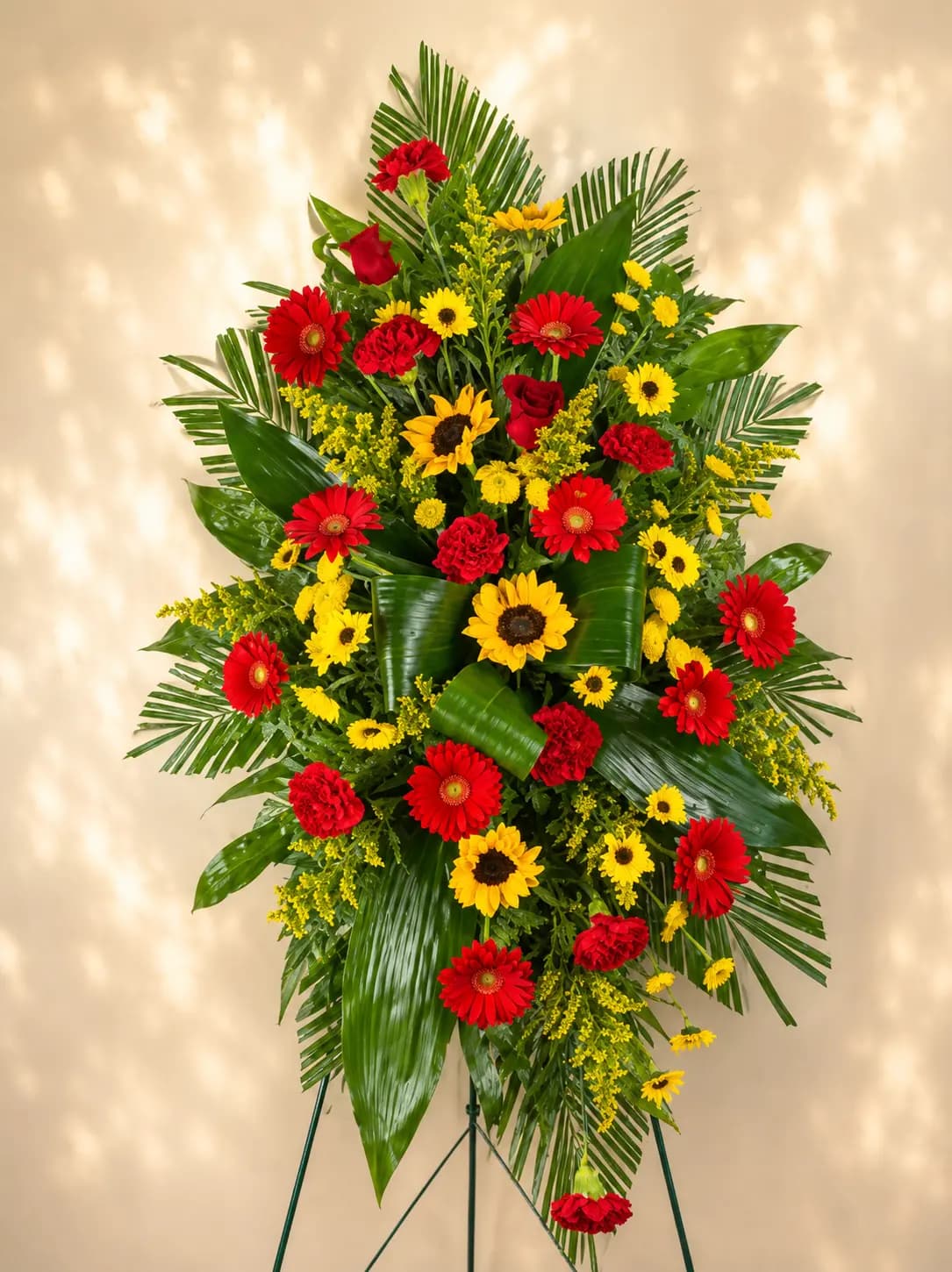 Red and Yellow Easel Spray