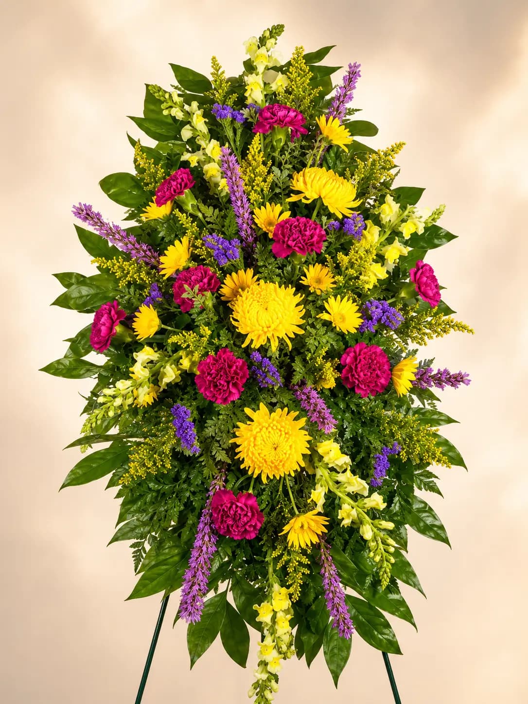 Purple and Yellow Easel Spray