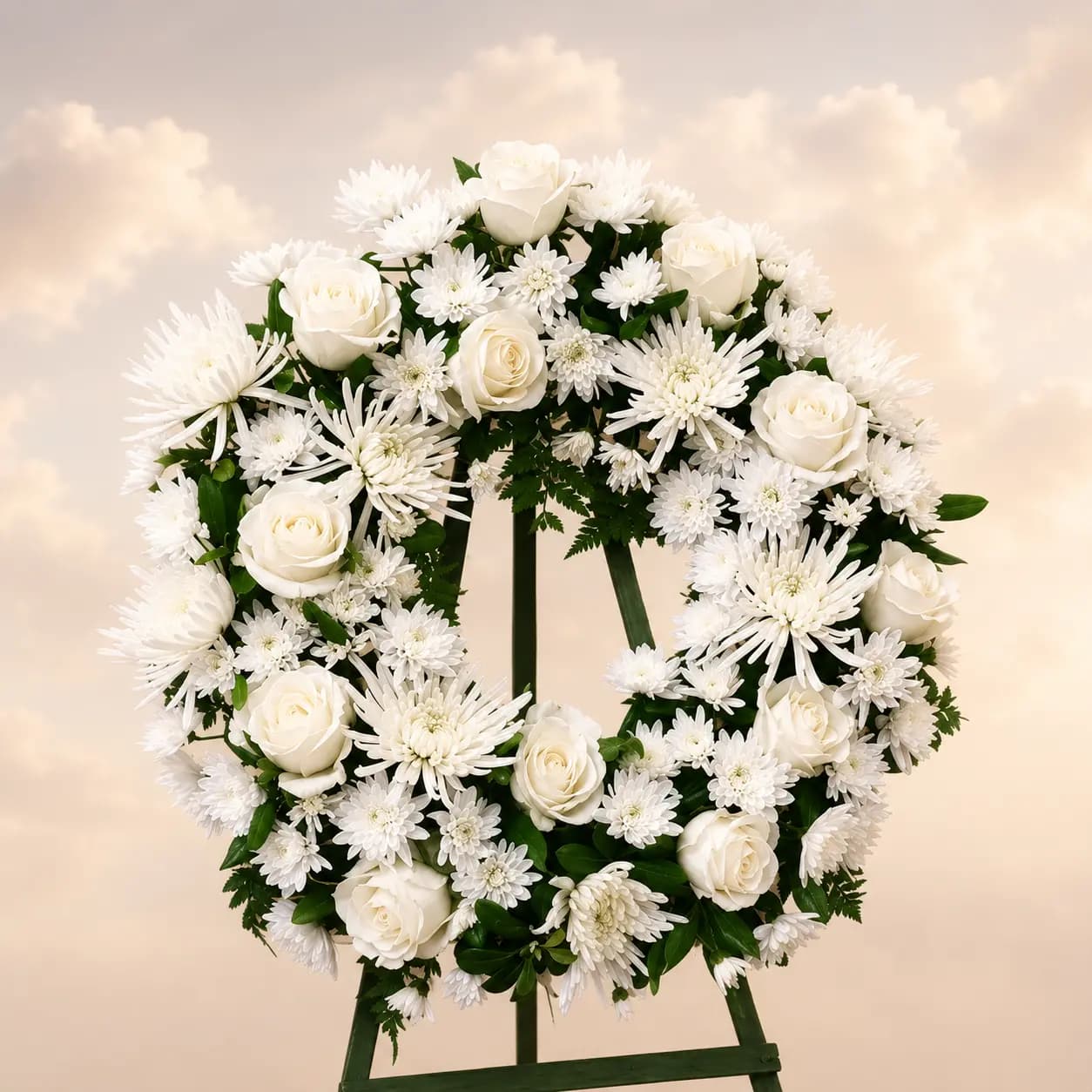 Heavenly White Wreath