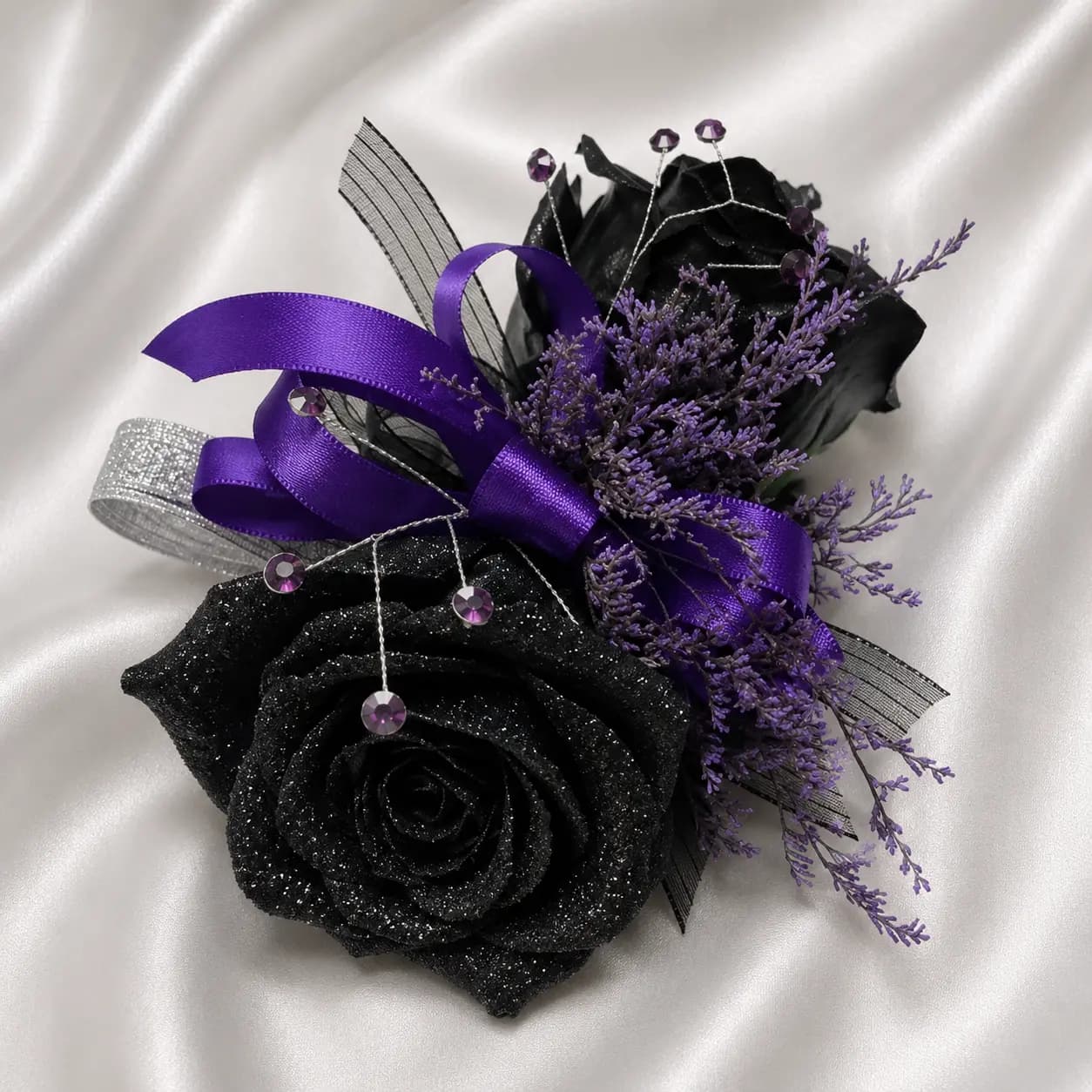 EVENING BLACK CORSAGE