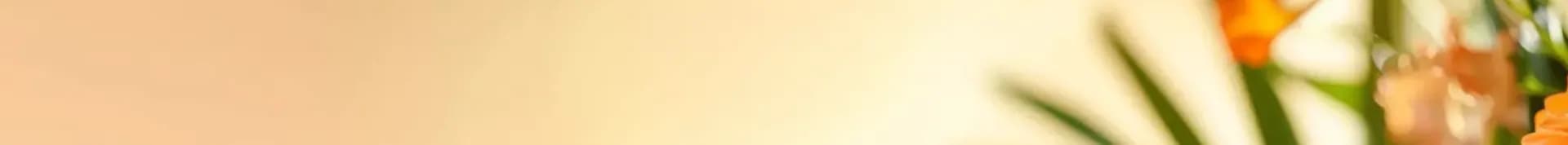 friendly website banner for flower shop website homepage during summer. light cream background