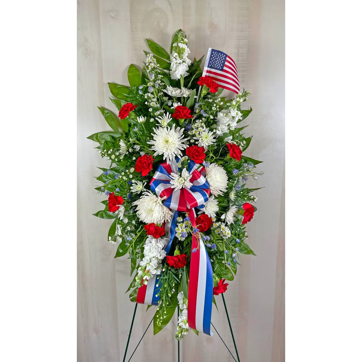 Standing Spray Flowers for the Service