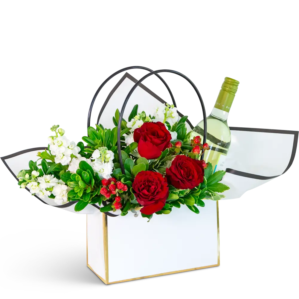 Petals and A Pour Tote with White Wine – photo 2