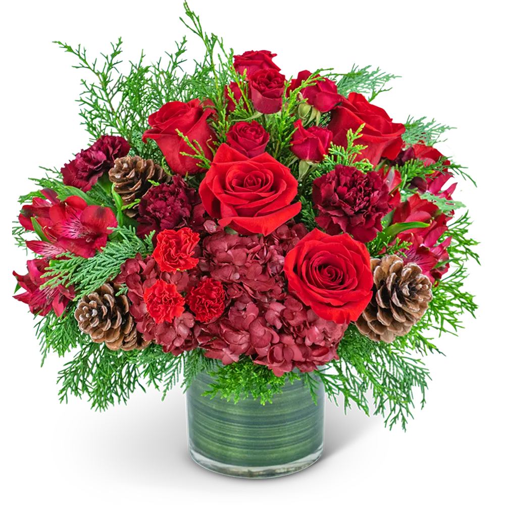 絵画 Ruby-red Flowers Red Flower – Real Flower Art