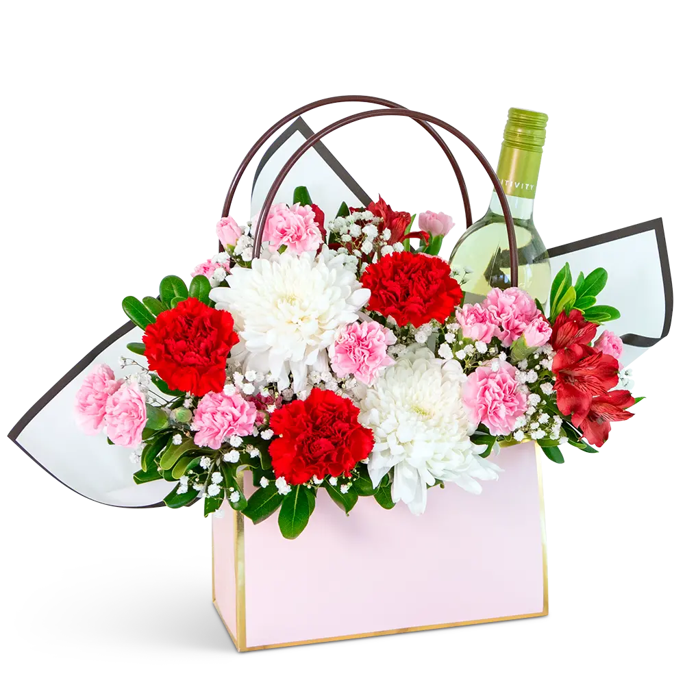 Toast to Romance Tote with White Wine – photo 2
