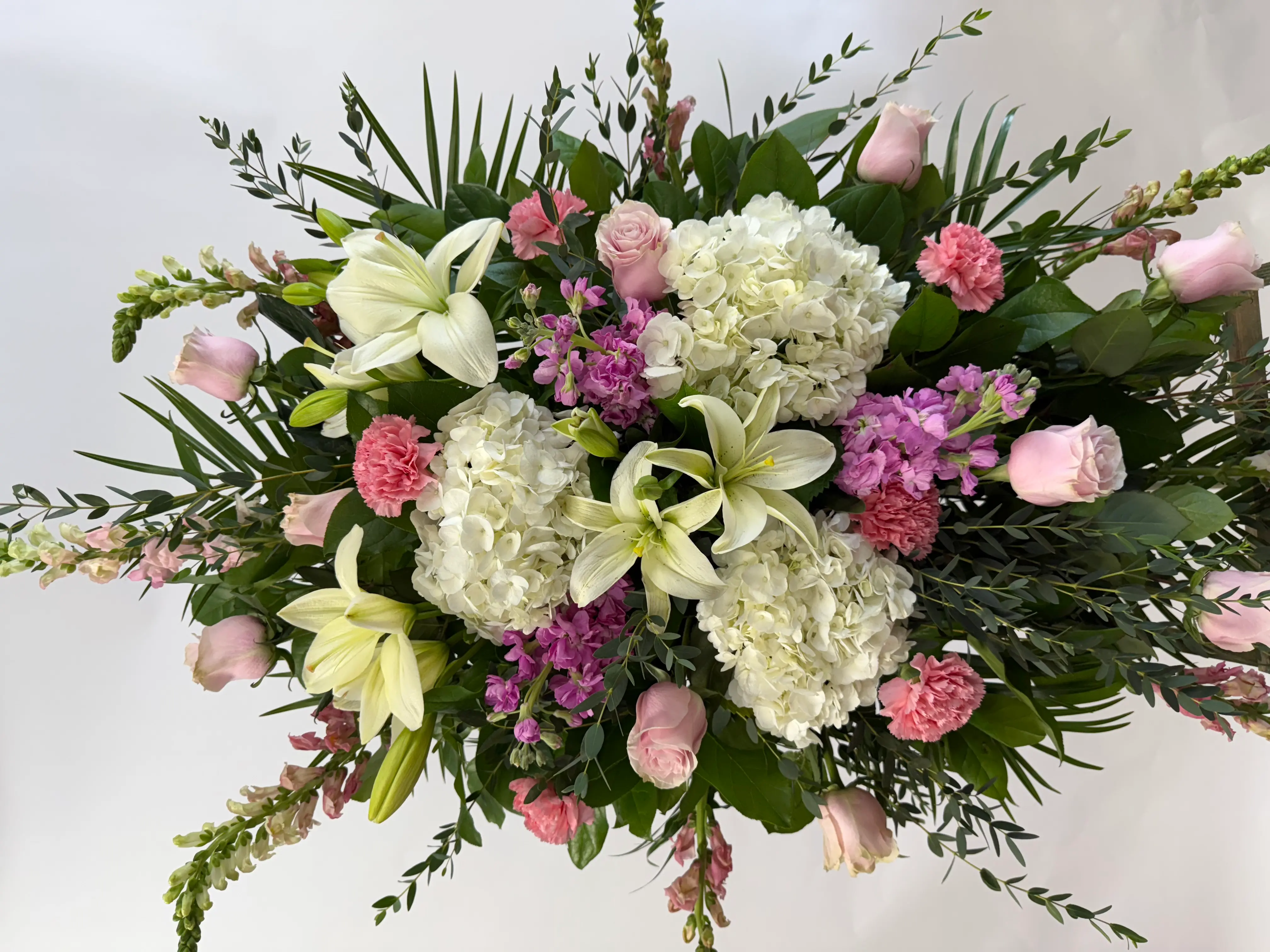 Pink and White Standing Spray – photo 2