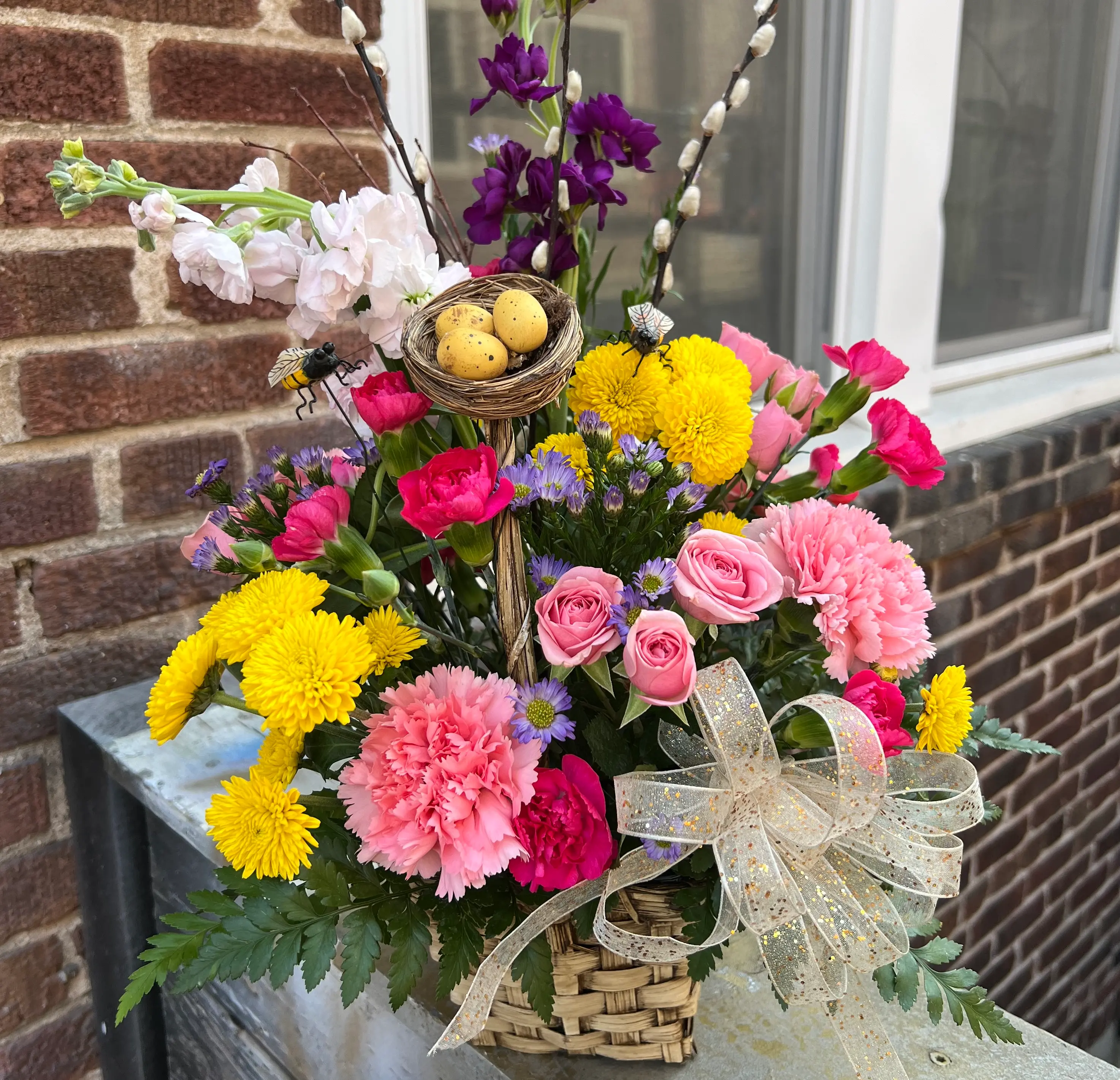 Westside Flowers Spring Basket Floral Workshop