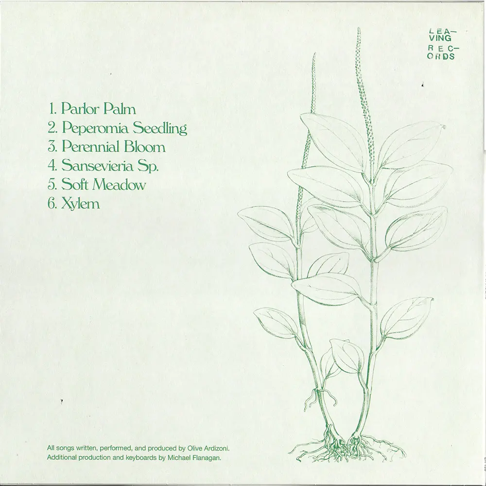Green-House - Six Songs For Invisible Gardens - Tracklist