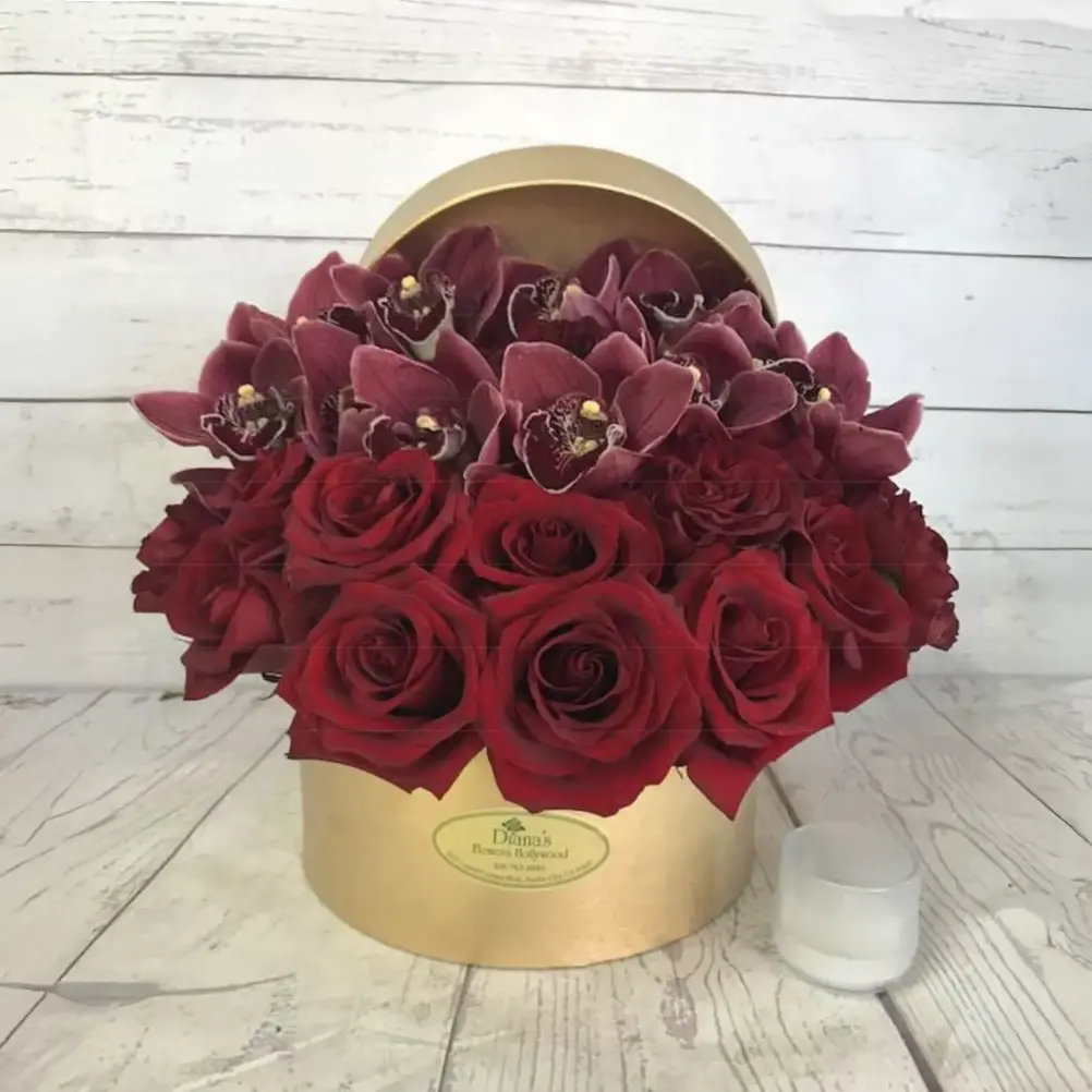 Box of Red Roses