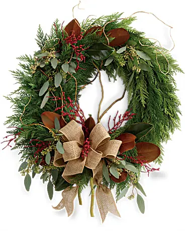 Country Elegance Holiday Wreath