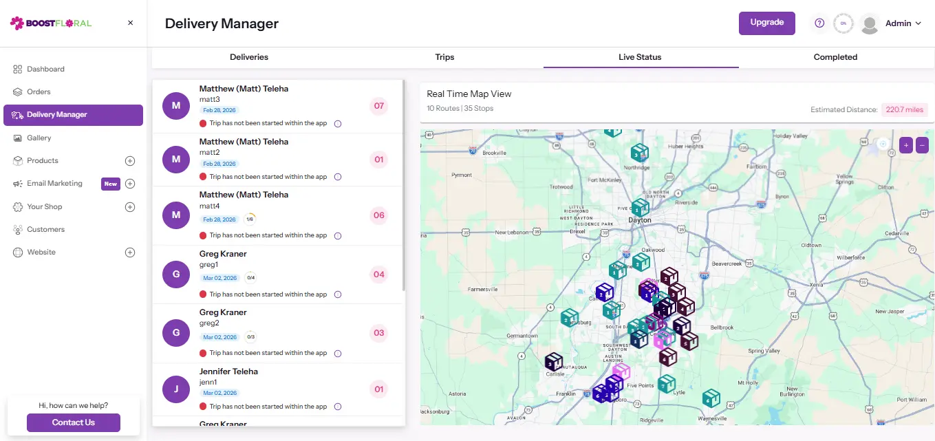 Delivery Manager Preview