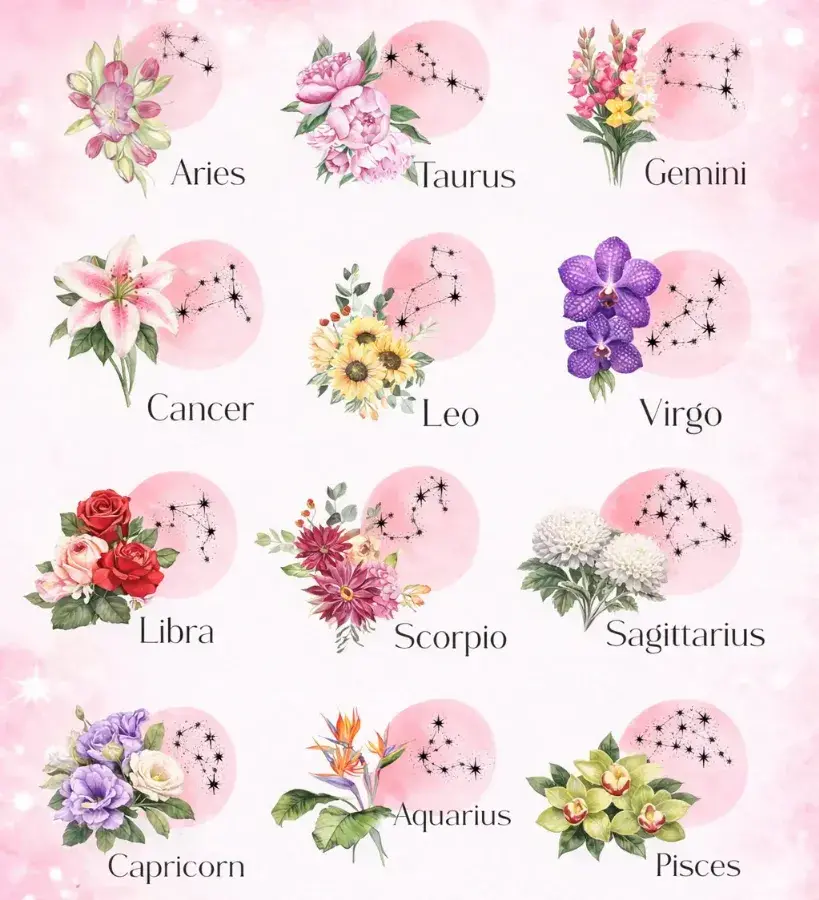 Flower by Zodiac